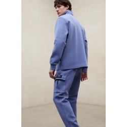 Pantalón Cargo Jogger Azul Lavado Hombre | ECOALF