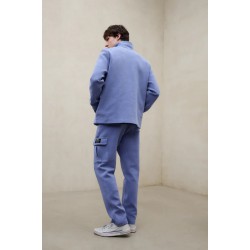 Pantalón Cargo Jogger Azul Lavado Hombre | ECOALF