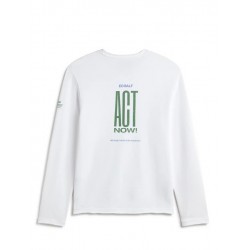 Sudadera blanca Act Now ECOALF sostenible | Moda eco