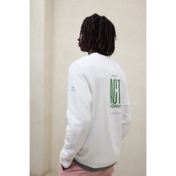 Sudadera blanca Act Now ECOALF sostenible | Moda eco
