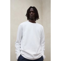 Camiseta blanca Sustainability de manga larga | Moda sostenible