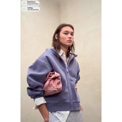 Sudadera Arica Azul con Capucha Sostenible | Ecoalf