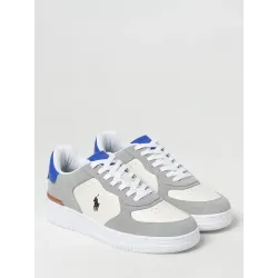 Zapatillas Polo Masters Court blancas y grises | Eolo Sanxenxo