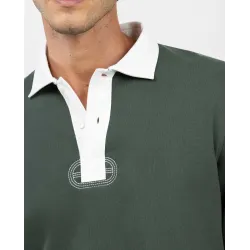 Polo Rugby verde Manga Larga Hombre | El Ganso | Eolo Sanxenxo