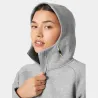 Chaqueta con capucha gris mujer | Cómoda y versátil