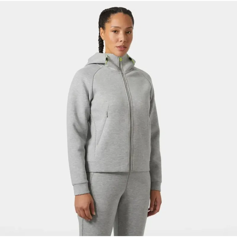 Chaqueta con capucha gris mujer | Cómoda y versátil