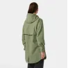 Parka verde mujer impermeable | Entretiempo y uso diario