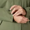 Parka verde mujer impermeable | Entretiempo y uso diario