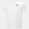 Camiseta Helly Hansen Blanca Hombre | Logo Espalda | EOLO Sanxenxo