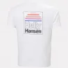 Camiseta Helly Hansen Blanca Hombre | Logo Espalda | EOLO Sanxenxo