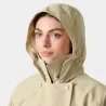 Chaqueta impermeable mujer Helly Hansen beige | Eolo Sanxenxo