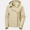 Chaqueta impermeable mujer Helly Hansen beige | Eolo Sanxenxo