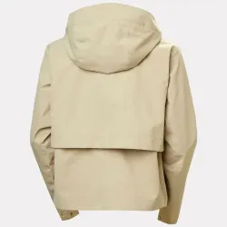 Chaqueta impermeable mujer Helly Hansen beige | Eolo Sanxenxo