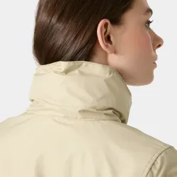 Gabardina impermeable mujer Helly Hansen beige | Eolo Sanxenxo