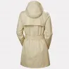 Gabardina impermeable mujer Helly Hansen beige | Eolo Sanxenxo
