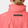 Chaqueta Helly Hansen Crew Hooded 2.0 Mujer Coral Impermeable | EOLO Sanxenxo