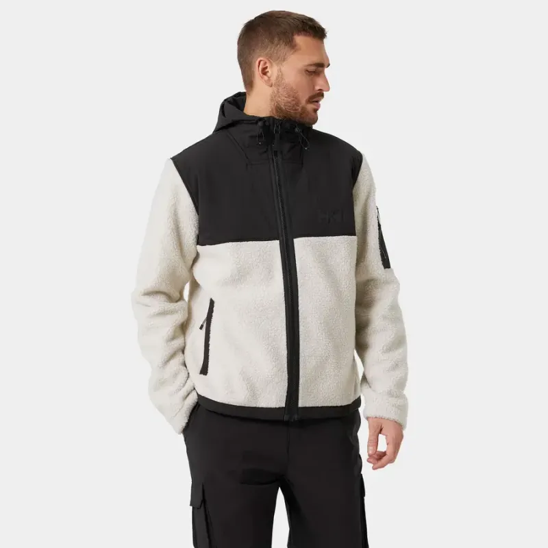 Polar Helly Hansen Patrol Pile Fleece Hombre Blanco Negro | Eolo Sanxenxo
