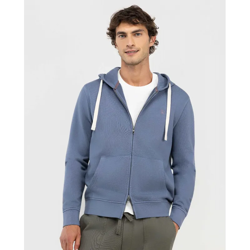 Sudadera azul con capucha El Ganso hombre | Eolo Sanxenxo