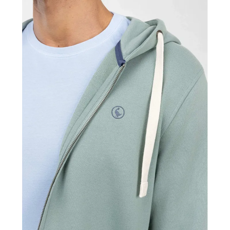 Sudadera verde con capucha El Ganso hombre | Eolo Sanxenxo