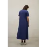Vestido largo azul Elettra Ecoalf mujer | Eolo Sanxenxo