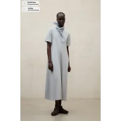 Vestido largo gris Elettra Ecoalf mujer | Eolo Sanxenxo