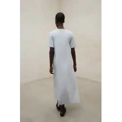 Vestido largo gris Elettra Ecoalf mujer | Eolo Sanxenxo