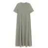 Vestido largo verde Elettra Ecoalf mujer | Eolo Sanxenxo