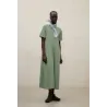 Vestido largo verde Elettra Ecoalf mujer | Eolo Sanxenxo