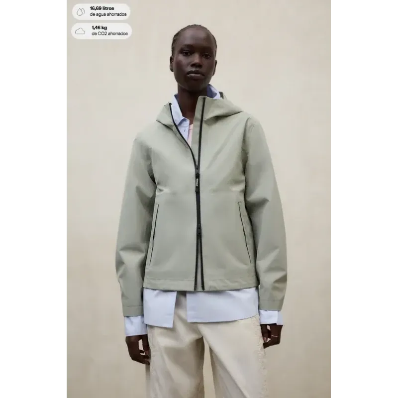 Chaqueta verde Venis Ecoalf mujer | Eolo Sanxenxo