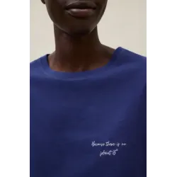 Camiseta Azul Marino Mujer Ecoalf | Moda Sostenible | Eolo Sanxenxo