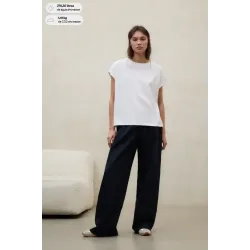 Camiseta Blanca Mujer Ecoalf | Moda Sostenible | Eolo Sanxenxo