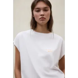 Camiseta Blanca Mujer Ecoalf | Moda Sostenible | Eolo Sanxenxo