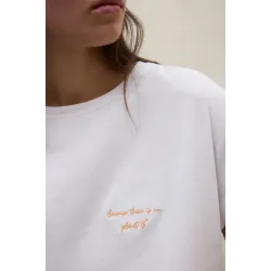 Camiseta Blanca Mujer Ecoalf | Moda Sostenible | Eolo Sanxenxo