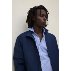 Chaqueta Bomber Azul Marino Hombre Ecoalf | Eolo Sanxenxo