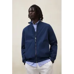 Chaqueta Bomber Azul Marino Hombre Ecoalf | Eolo Sanxenxo