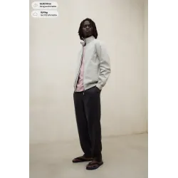 Chaqueta Bomber Beige Hombre Ecoalf | Moda Sostenible | Eolo Sanxenxo