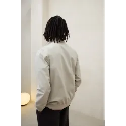 Chaqueta Bomber Beige Hombre Ecoalf | Moda Sostenible | Eolo Sanxenxo