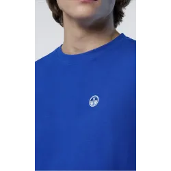 Camiseta North Sails Azul Hombre Logo | Eolo Sanxenxo