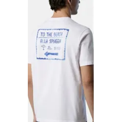 Camiseta Blanca North Sails Hombre To The Beach | Eolo Sanxenxo
