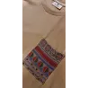 Camiseta Anerkjendt Hombre Beige Bolsillo Estampado | Eolo Sanxenxo