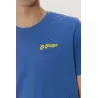 Camiseta Azul El Pulpo Hombre | Estampado Sealovers