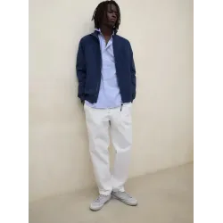 Chaqueta Bomber Azul Marino Hombre Ecoalf | Eolo Sanxenxo