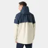 Parka Helly Hansen hombre azul marino y blanco | Chaqueta impermeable