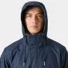 Parka Helly Hansen hombre azul marino y blanco | Chaqueta impermeable