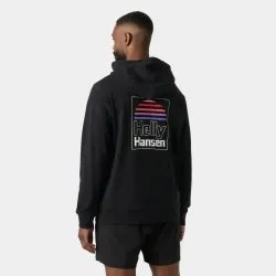 Sudadera Helly Hansen hombre negra | Hoodie con capucha
