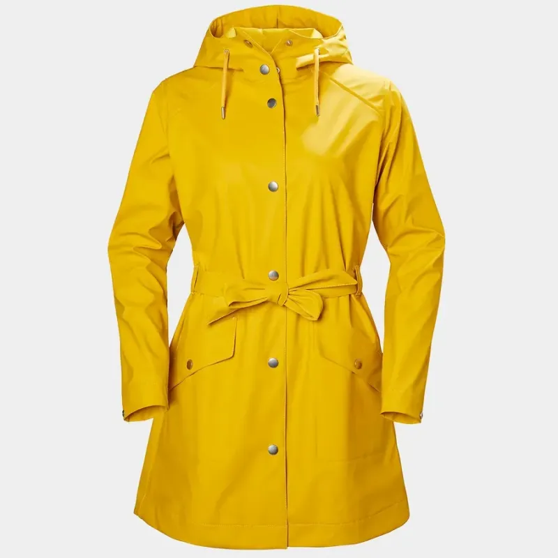 Parka Helly Hansen mujer amarilla | Chaqueta impermeable