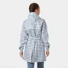 Parka Helly Hansen mujer rayas azul | Chaqueta impermeable