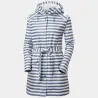 Parka Helly Hansen mujer rayas azul | Chaqueta impermeable