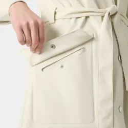 Parka Helly Hansen mujer beige | Chaqueta impermeable elegante