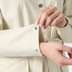 Parka Helly Hansen mujer beige | Chaqueta impermeable elegante